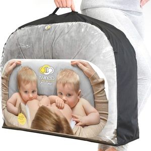 TwinGo Nurse & Lounge Breastfeeding Pillow for Twins